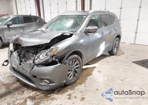 2016 Nissan Rogue Sl из США, поврежденный, VIN 5N1AT2MV7GC731946